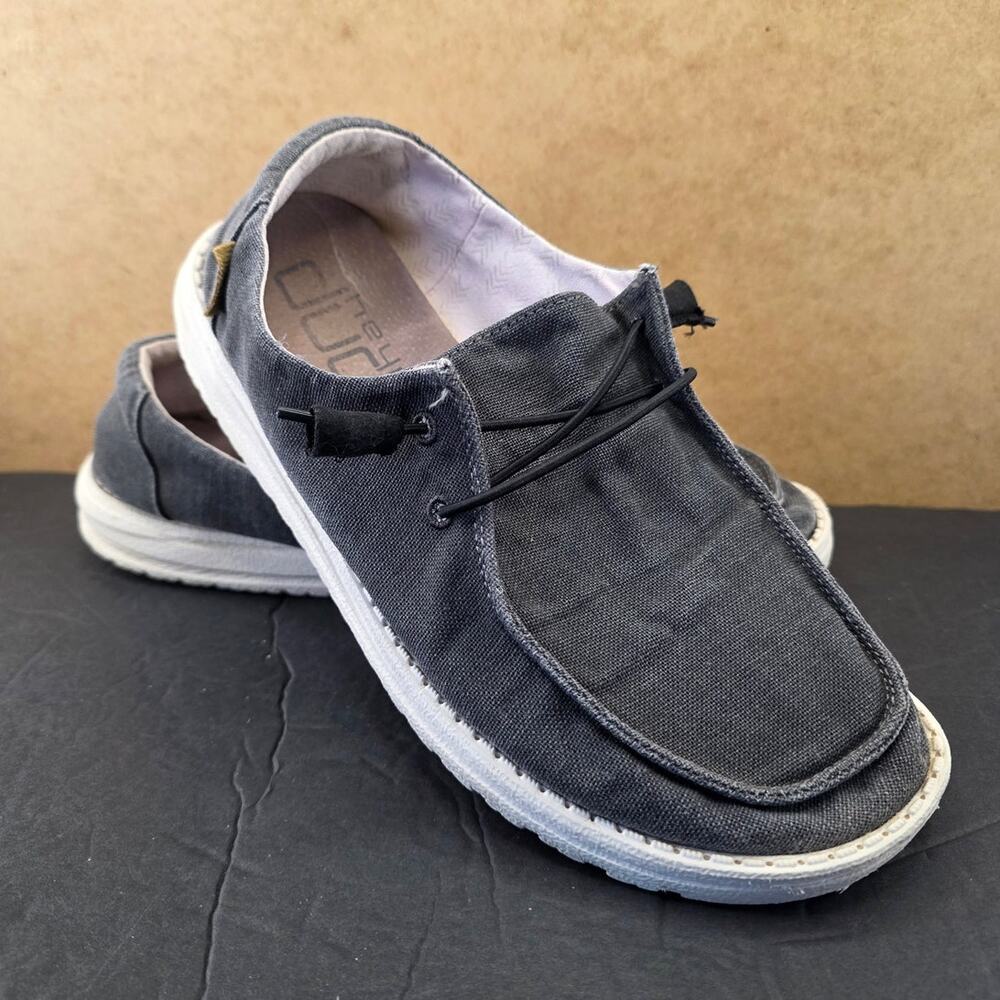 Hey Dude Women's Wendy Chambray Off Black Size 9